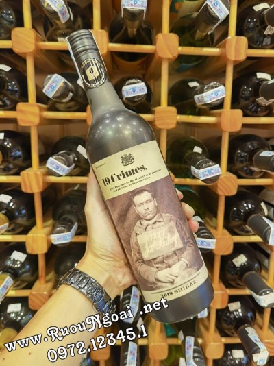 Rượu vang Úc 19 Crimes - 19 Tội Ác Shiraz